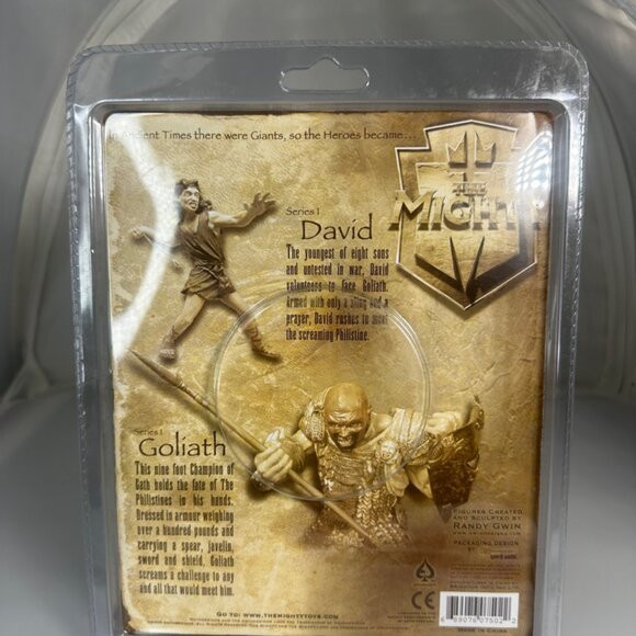 NIB THE MIGHTY TOYS The Mighty David from David and Goliath htf RARE - Picture 6 of 12
